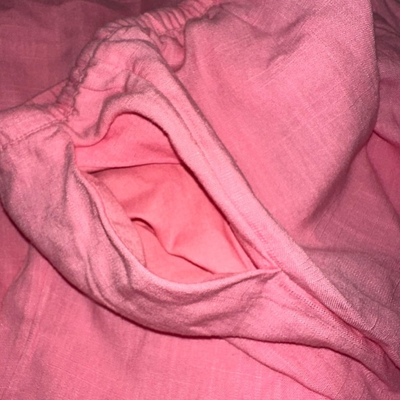 H&M Soft Pink Casual Pants- Linen - Picture 3 of 4